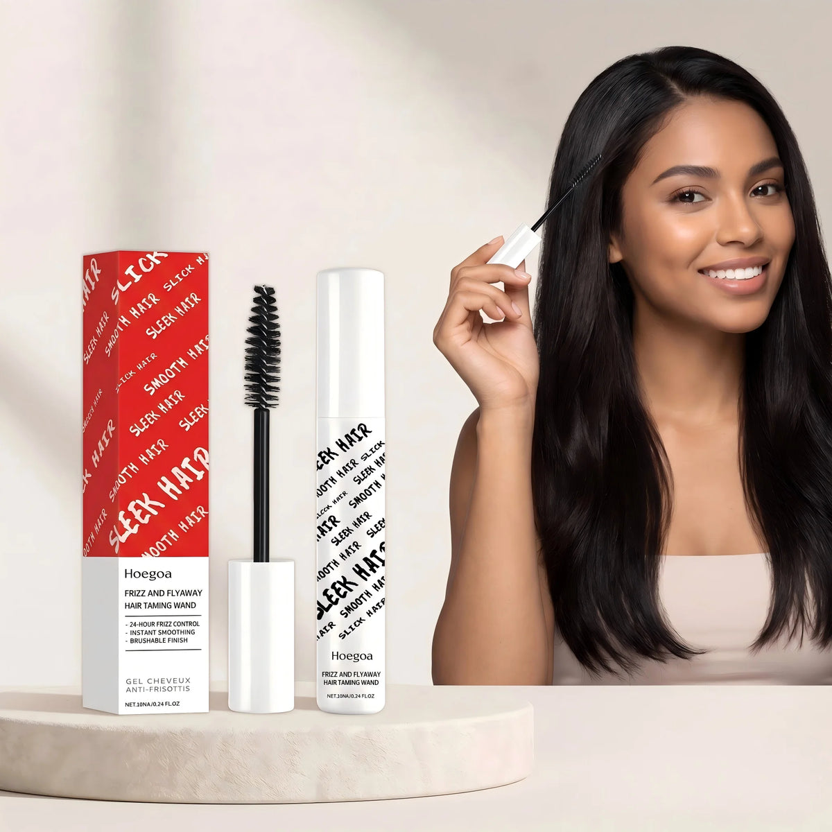 Anti-Frizz Hair Finishing Stick for Sleek Flyaway & Edge Control