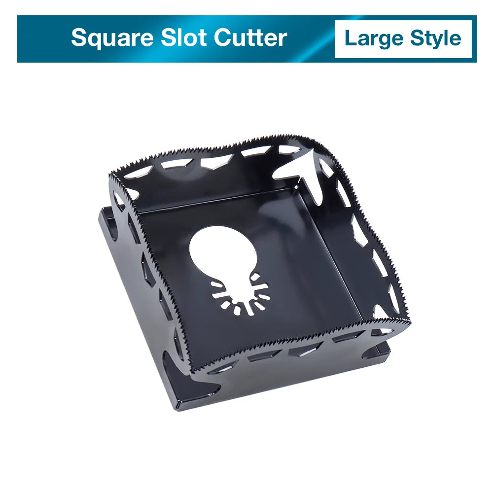 Square and Rectangle Slot Cutter - Oscillating Multi-Tool Drywall Hole Saw