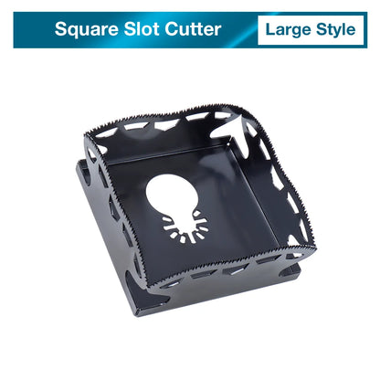 Square and Rectangle Slot Cutter - Oscillating Multi-Tool Drywall Hole Saw