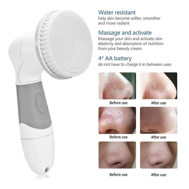 9-in-1 Facial Cleansing Brush Set - Deep Exfoliating & Pore Cleansing Device - 2