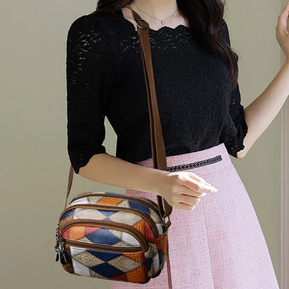 Luxury Vintage PU Shoulder Bag