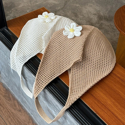 Luxury Bohemian Hollow Straw Tote