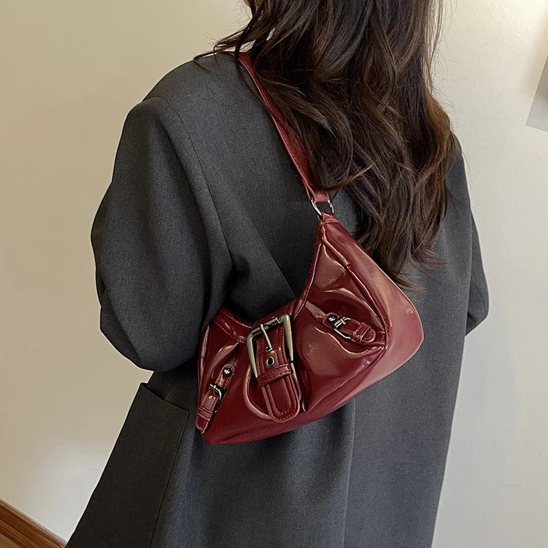 Luxury Retro Pleated Hobo Bag