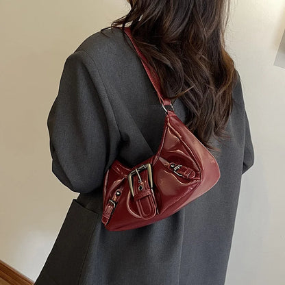Luxury Retro Pleated Hobo Bag