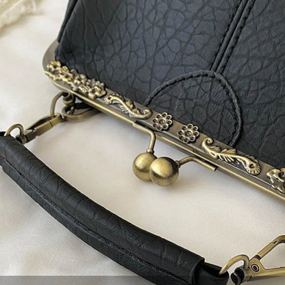 Luxury Vintage Alligator Kiss-Lock Bag