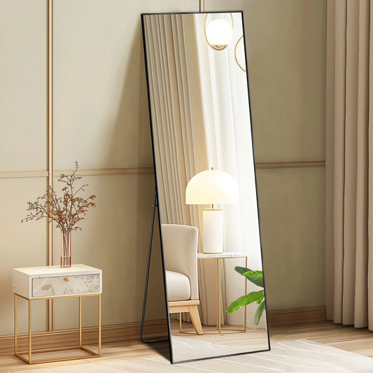 64" x 21" Full Length Standing Mirror – Floor, Wall-Mounted or Leaning