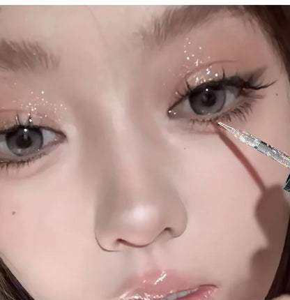 Liquid Shimmer Eyeshadow - Long-Lasting Waterproof Glitter Makeup