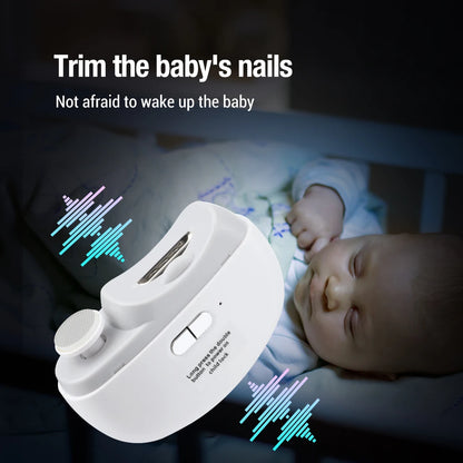 Automatic Electric Nail Clipper and Trimmer with Built-in LED Light