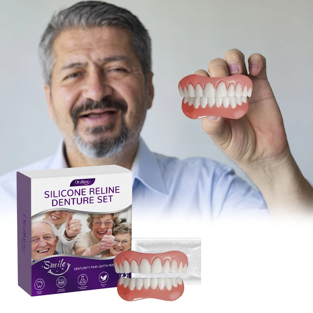 Professional Silicone Denture Reline Set – Comfortable & Secure Fit - 1