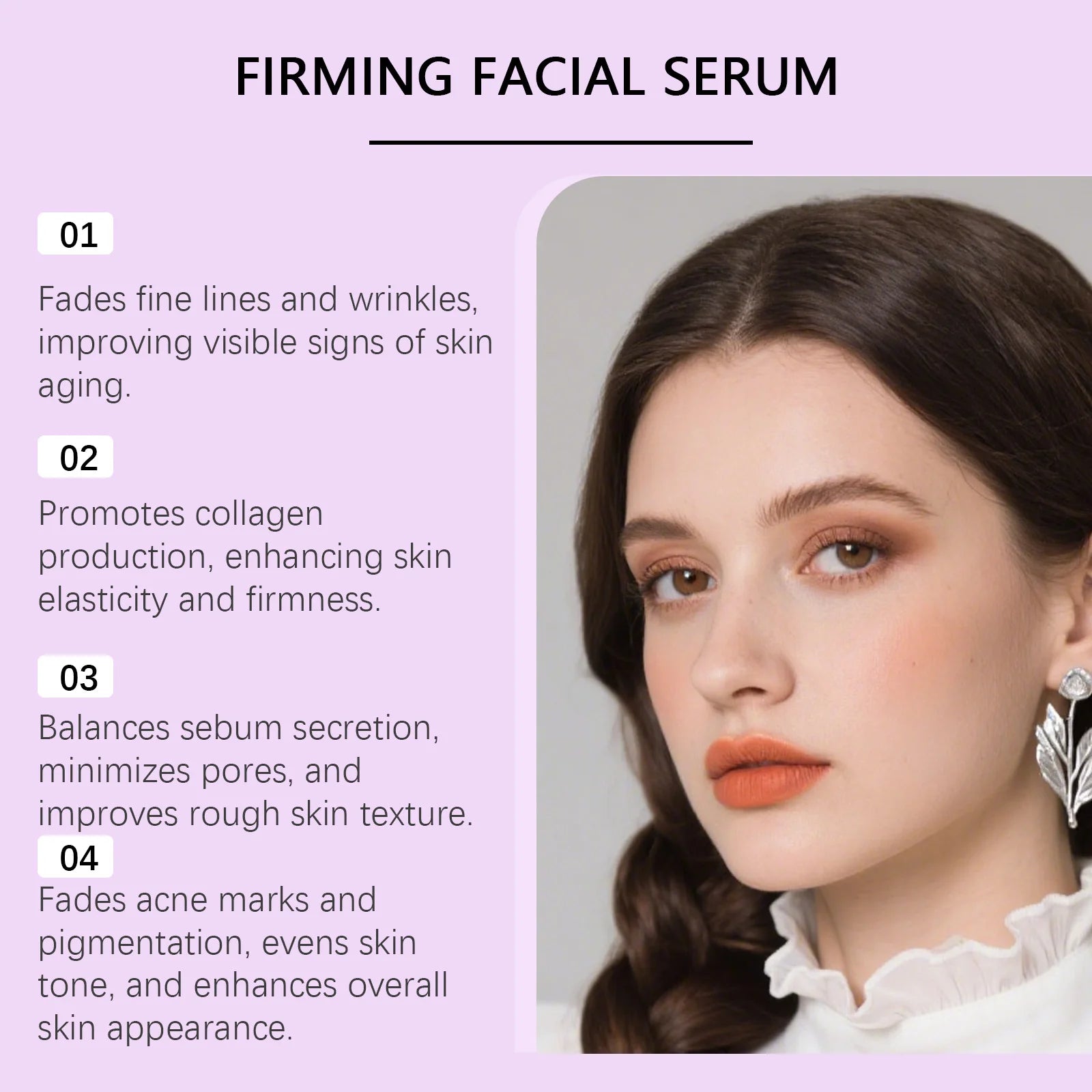 Retinol & NAD+ Firming Facial Serum - Anti-Aging Skin Lifting & Brightening Treatment - 10