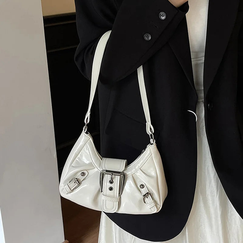 Luxury Retro Pleated Hobo Bag