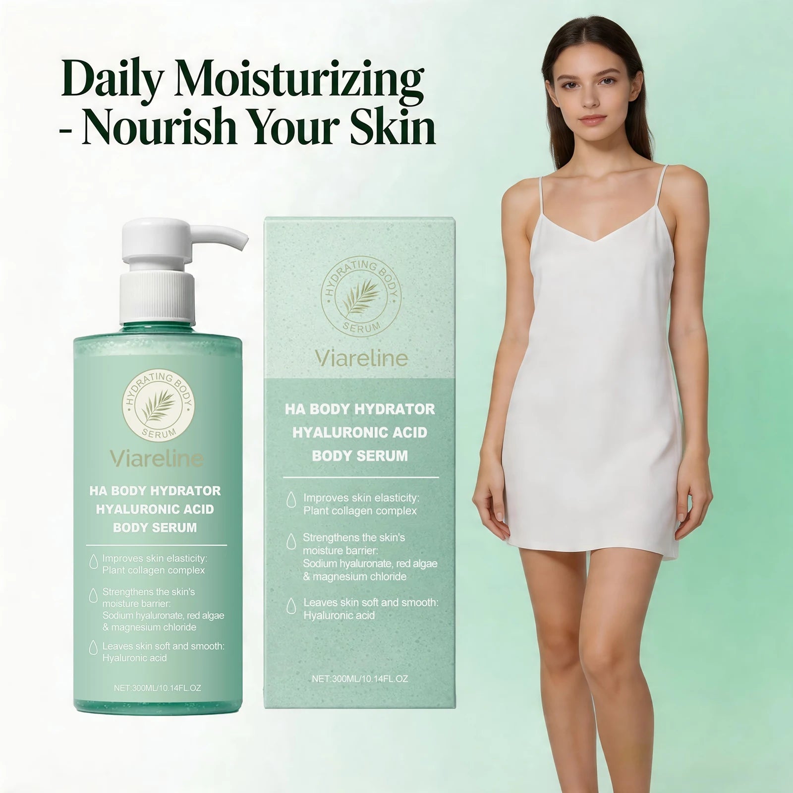 Hyaluronic Acid Hydrating Body Serum for Smooth and Elastic Skin - 4