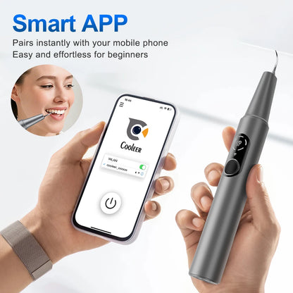 Visual Ultrasonic Tooth Cleaner with HD Camera & LED Light