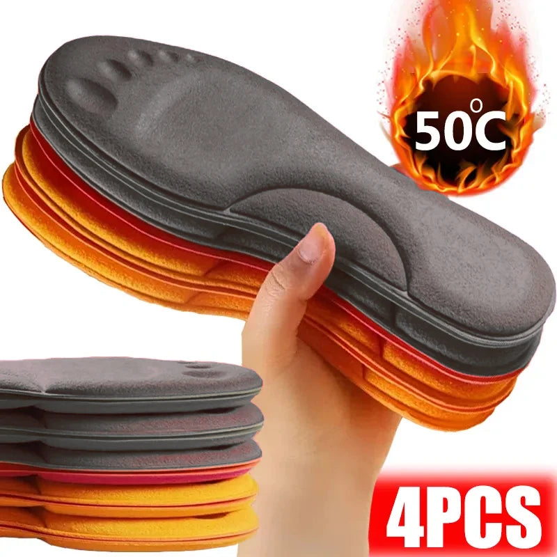 4D Arch Support Orthopedic Insoles - Shock-Absorbing Thermal Shoe Inserts - 1