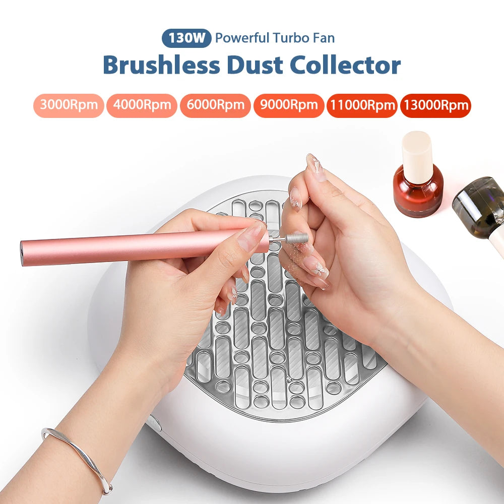 Nail Dust Collector Vacuum Extractor with Adjustable Tube - 4...Tube - 52
