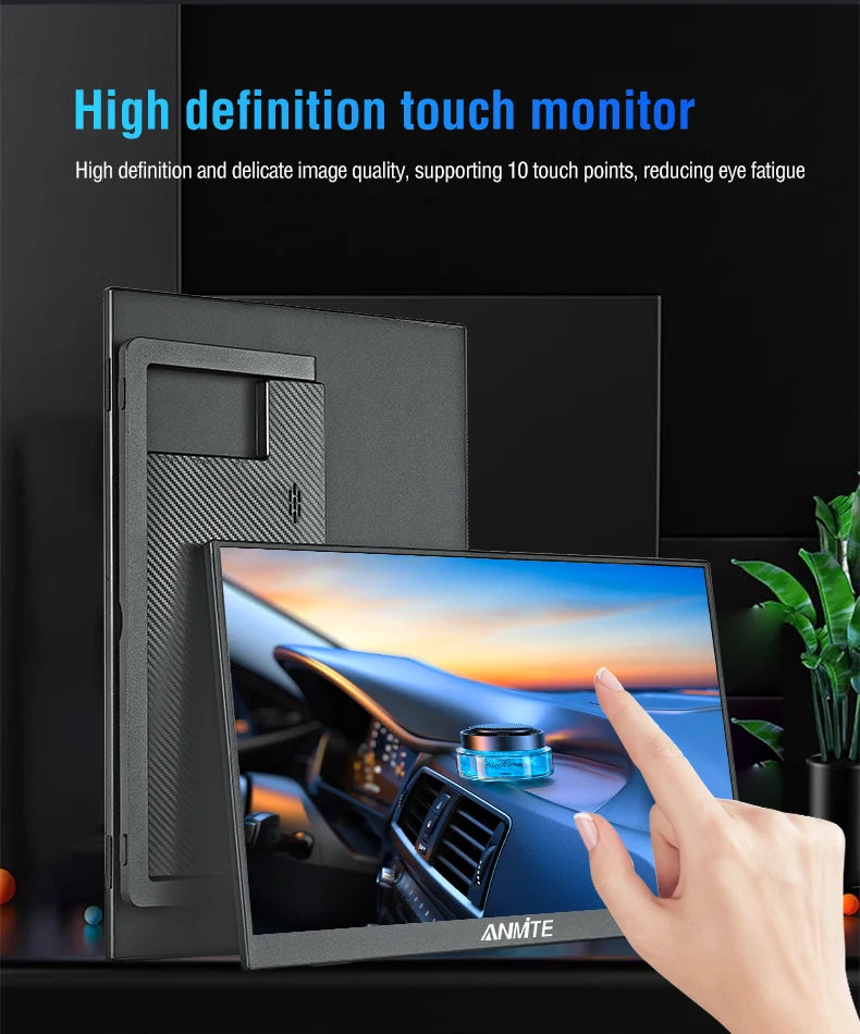 15.6" Portable IPS Monitor 1080P HDR - Touch & Non-Touch Options