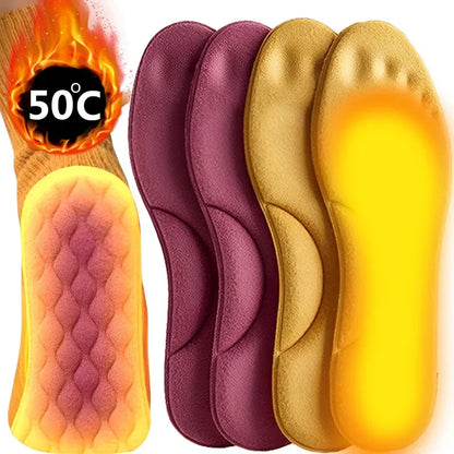 4D Arch Support Orthopedic Insoles - Shock-Absorbing Thermal Shoe Inserts
