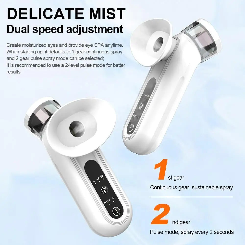 Portable Eye Mist Sprayer - Moisturizing Steam Device for Dry Eyes & Facial Care