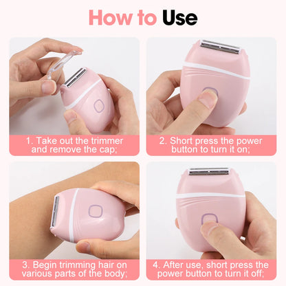 Electric Foil Shaver for Women – Rechargeable Cordless Body Hair Remover