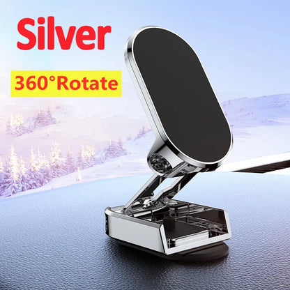 Magnetic 360° Rotating Car Phone Mount - Universal Dashboard GPS Holder