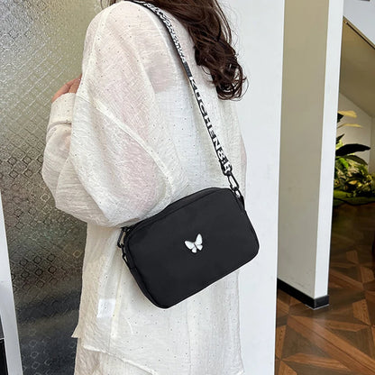 Luxury Quilted Nylon Crossbody Bag