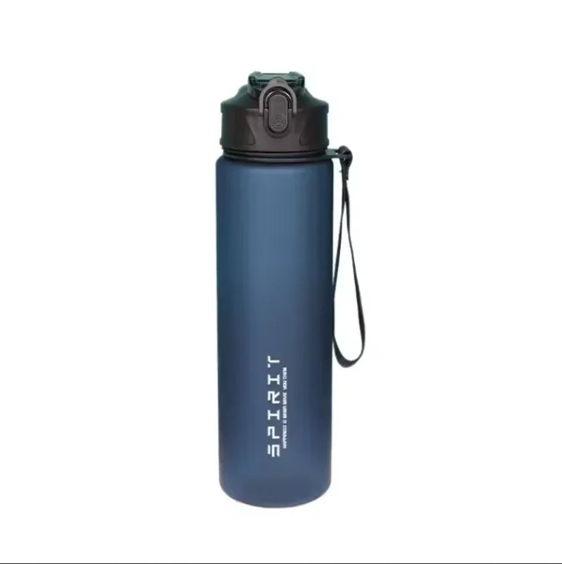 750ml Leak-Proof Sports Water Bottle with Straw & Carrying Handle