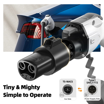 J1772 to Tesla Adapter - Type 1 to NACS EV Charger Connector for Tesla