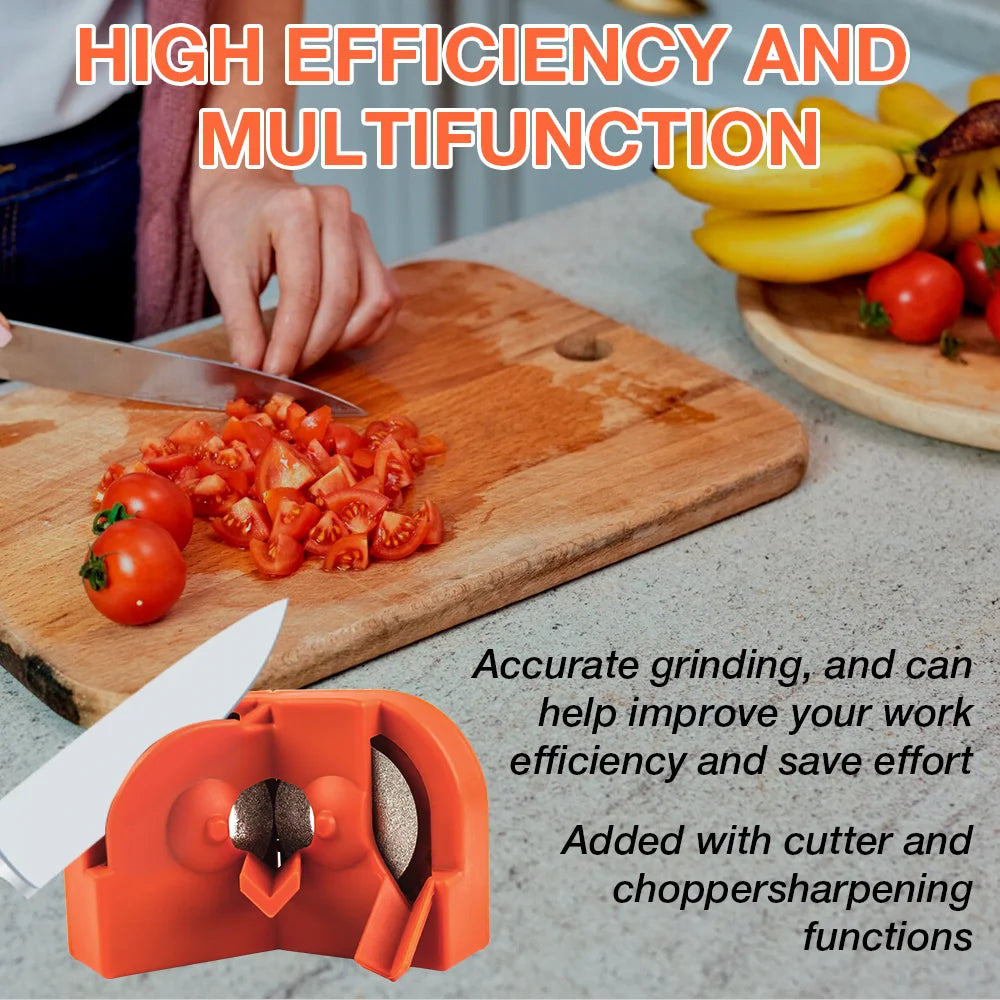 Twist Drill Bit Sharpener Tool for 2-16mm Bits - Portable Grinder Powered by Electric Drill - 2