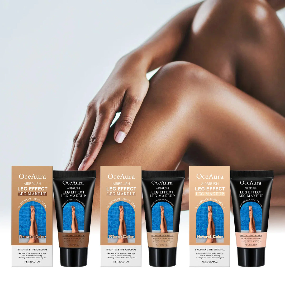 Waterproof Leg Foundation & Body Concealer - Flawless Coverage Cream