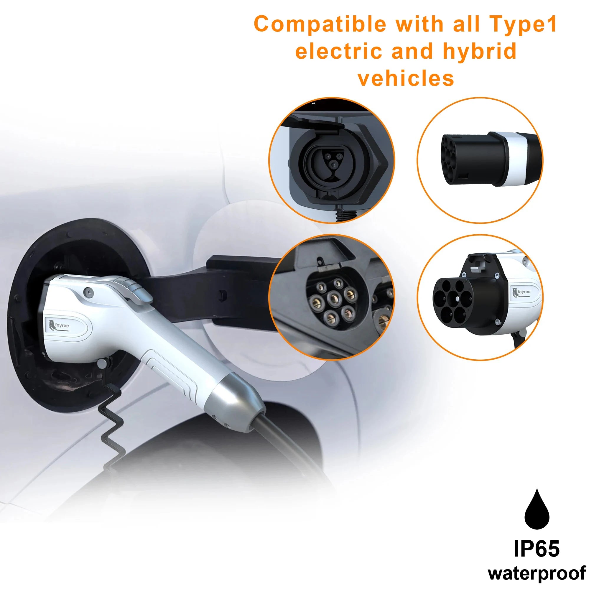 GB/T to Type 2 EV Charging Cable - Fast 16A/32A Electric Vehicle Charger - 9