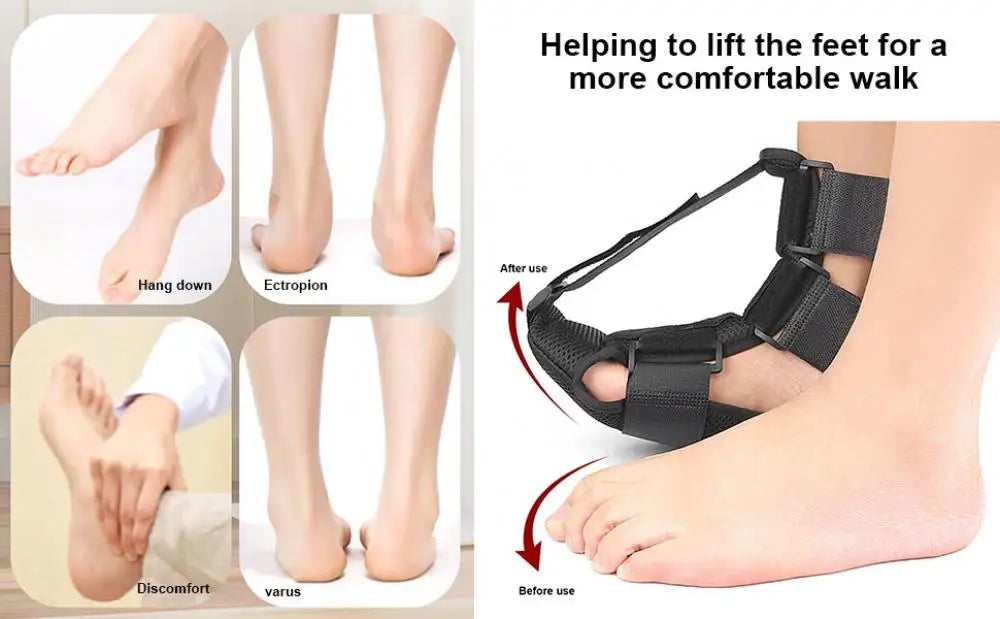 Plantar Fasciitis Night Splint - Adjustable Foot Support Sock - 11