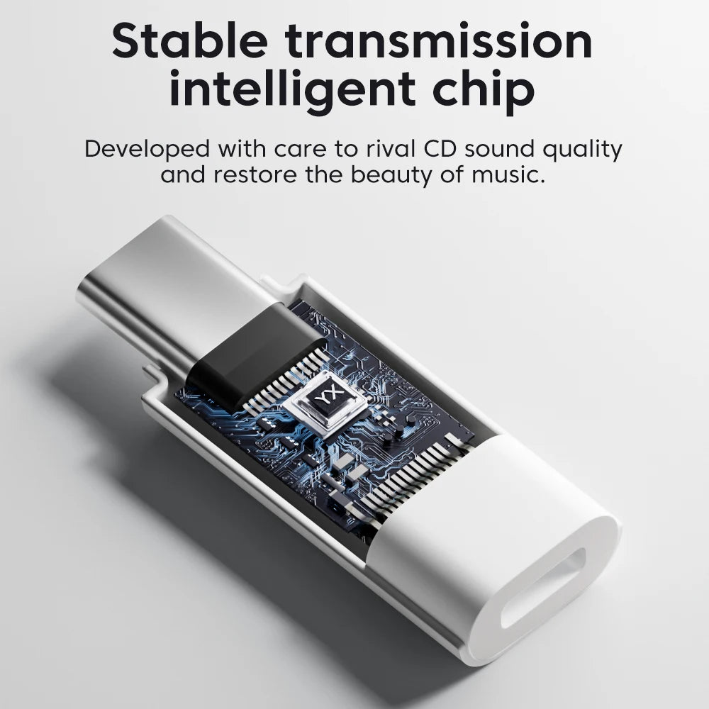 Lightning to USB-C Adapter - High-Speed Audio & Data Converter