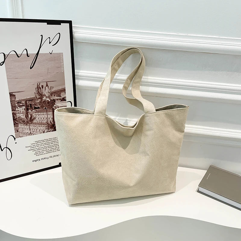Luxury Soft Suede Tote