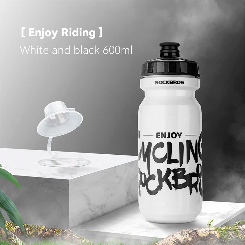 600ml Squeeze Sports Water Bottle - Leak-Proof Cycling & Fitness Bottle - 17