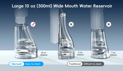 Portable Cordless Water Flosser - Rechargeable Oral Irrigator for Teeth Cleaning