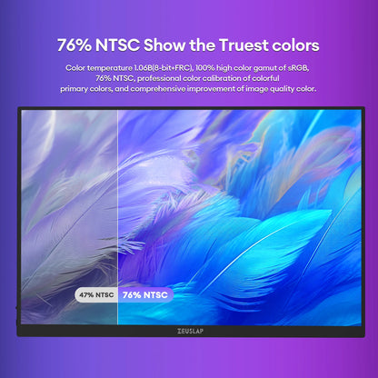 16" 2.5K 144Hz Portable Touchscreen Monitor - QHD IPS Travel Display