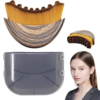 Lymphatic Drainage Face Massage Brush for Facial Contouring & Depuffing