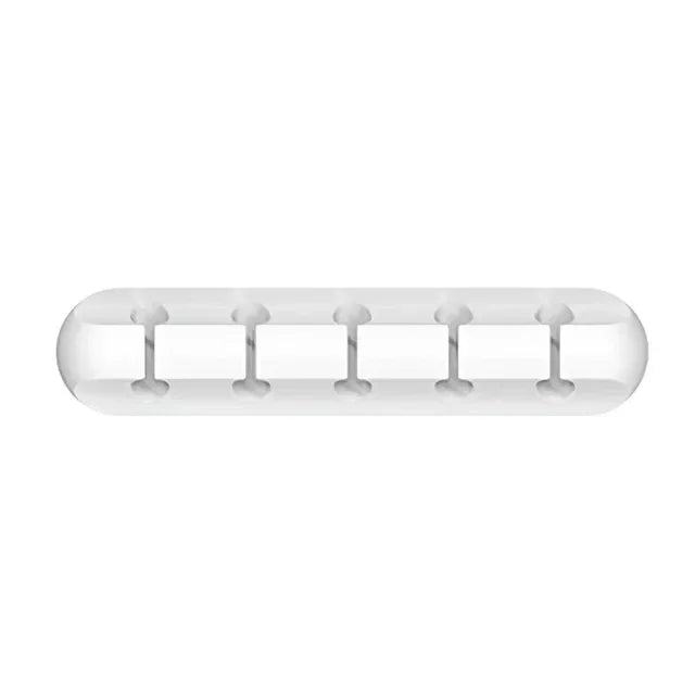 Self-Adhesive Silicone Cable Organizer Clips for Desk & Office Cord Management