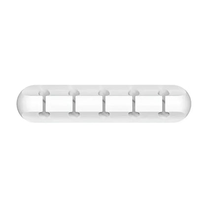 Self-Adhesive Silicone Cable Organizer Clips for Desk & Office Cord Management