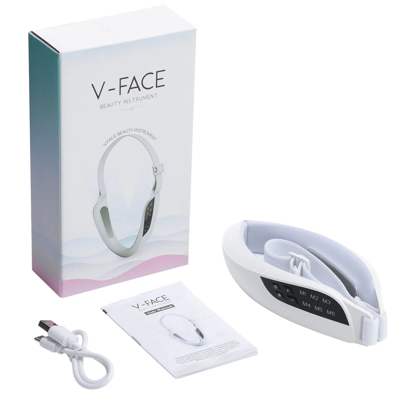 Electric V-Face Lifting Beauty Device Facial Firming Skin Care Massager - 18