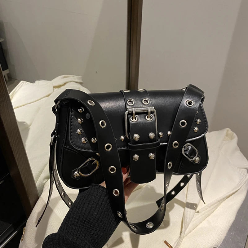 Luxury Trendy Rivet Shoulder Bag