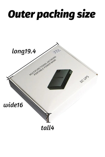 Mini Portable UPS Backup Power Supply for WiFi Routers & Security Cameras