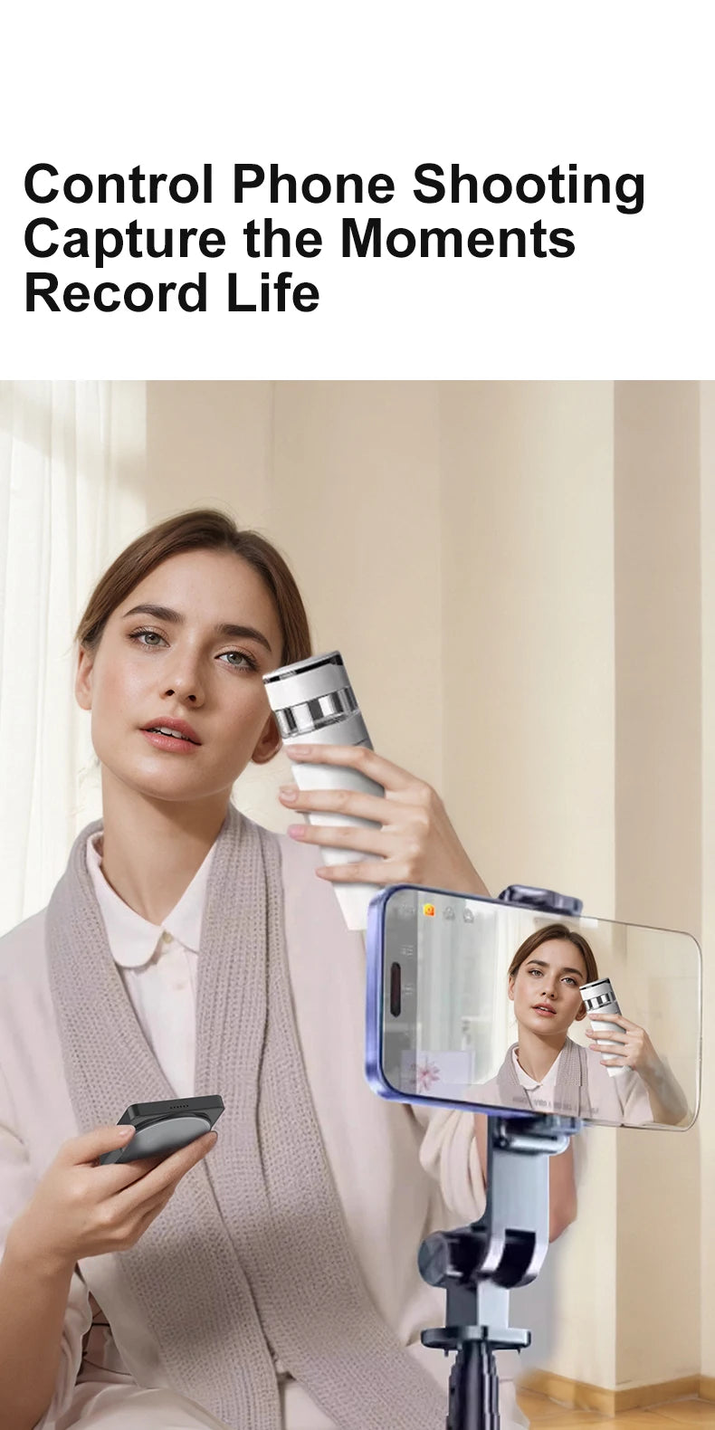 Magnetic Phone Monitor: HD Wireless External Screen for Selfie & Vlogging - 21