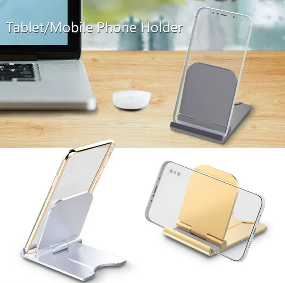 Adjustable Foldable Desktop Phone & Tablet Stand for iPhone, iPad & Samsung - 14