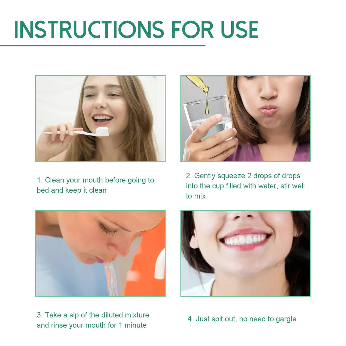 Herbal Toothache and Gum Relief Drops - Oral Care Solution for Pain and Sensitivity