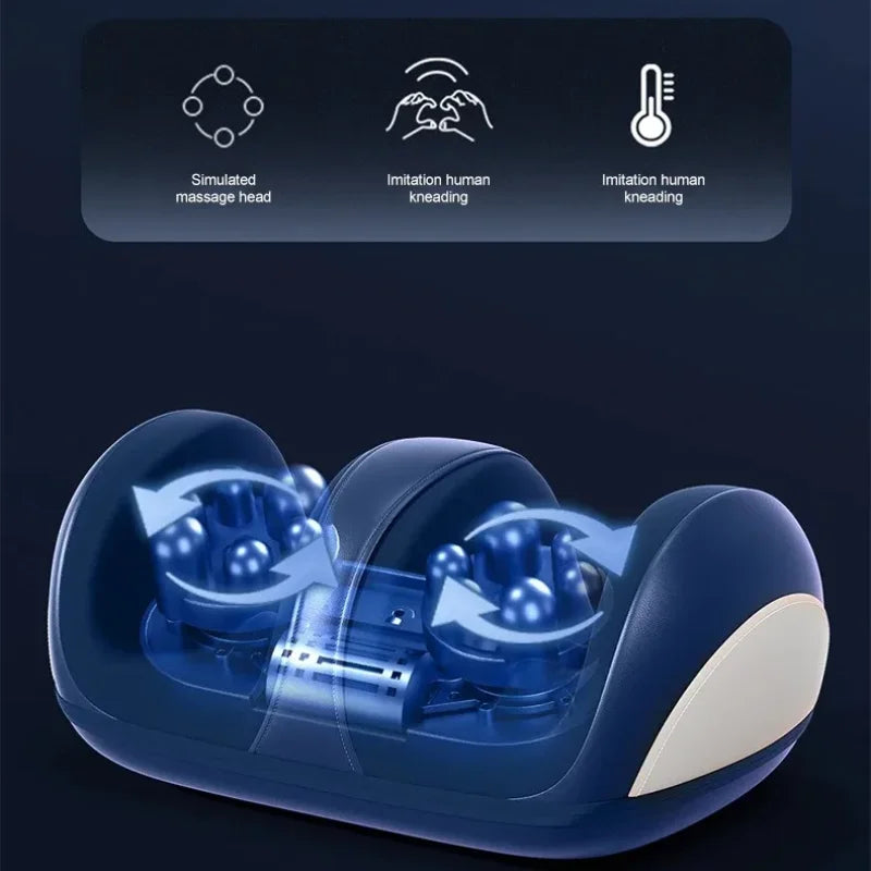 Electric Shiatsu Foot Massager with Heat - Deep Tissue Leg & Calf Relaxer