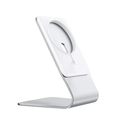 Aluminum MagSafe Charging Stand - Ergonomic Desk Phone Holder for iPhone