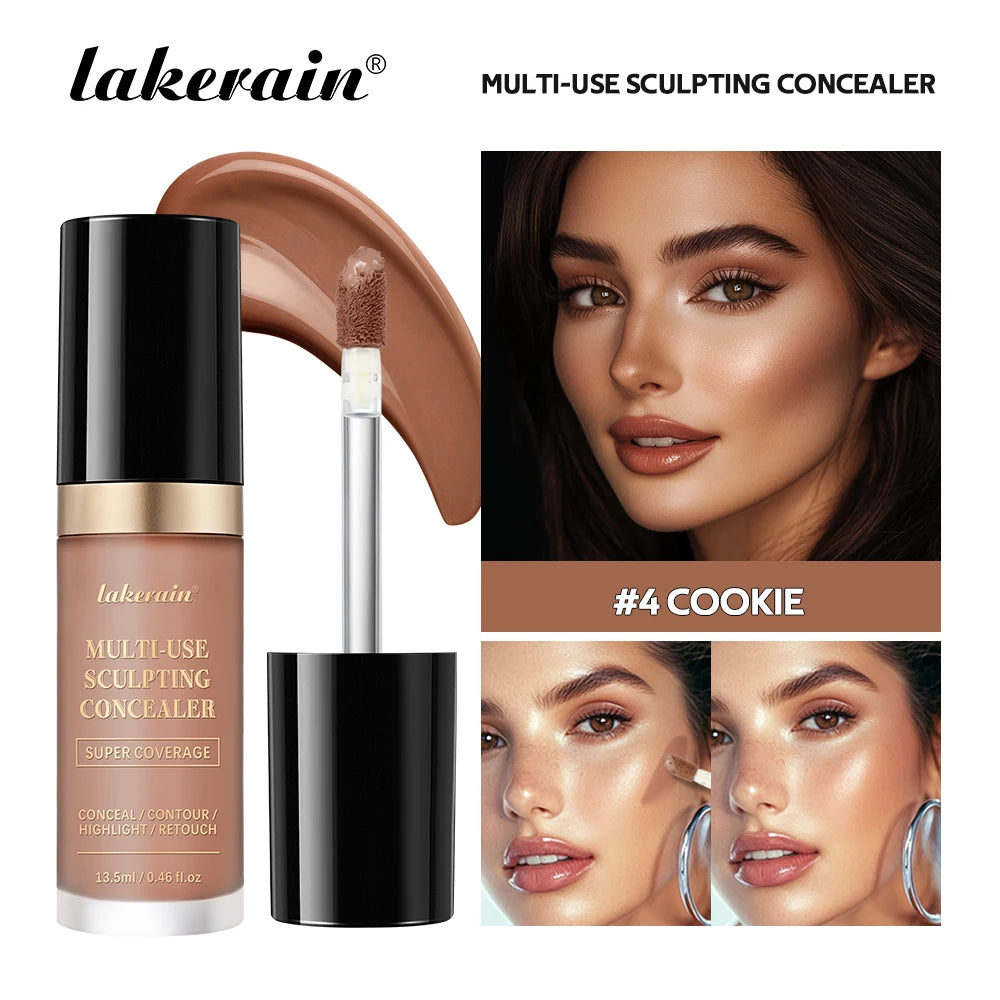 Full Coverage Waterproof Concealer - Matte Liquid Foundation - 23