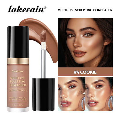 Full Coverage Waterproof Concealer - Matte Liquid Foundation