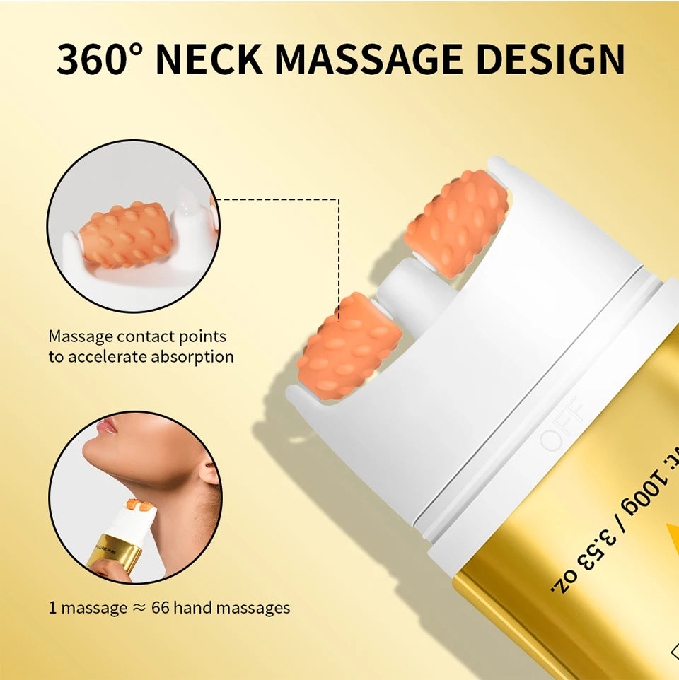 AH-8 Neck Firming Cream & Roller for Wrinkles & Crepey Skin - 11